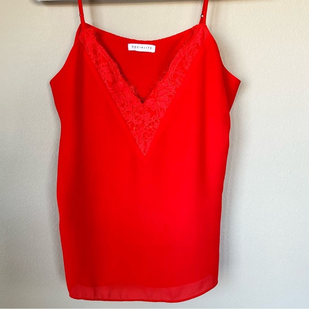 Size Medium Like New Bright Red Camisole